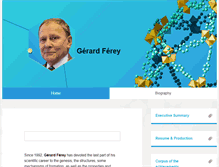 Tablet Screenshot of gerard-ferey.org